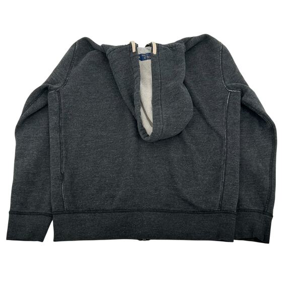 Men's Grey Polo Ralph Lauren Signature RL Fleece Full Zip Hoodie Sweatshirt Sz M - Picture 5 of 6